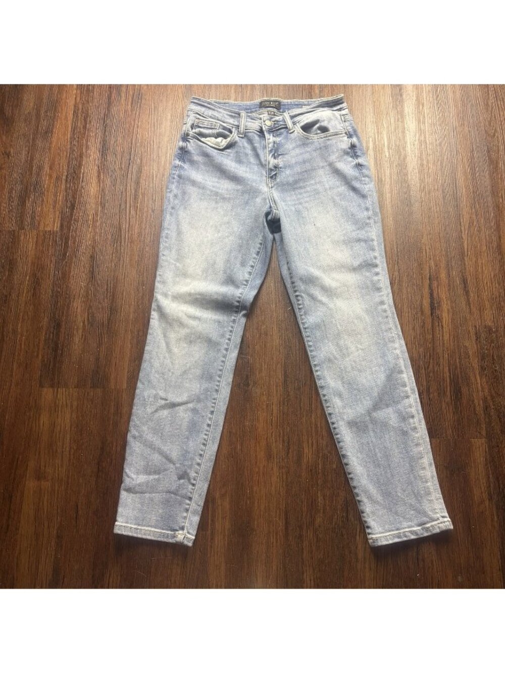 Judy Blue JB82335LT Boyfriend Jeans Light Wash Stretch Women’s Size 7/28